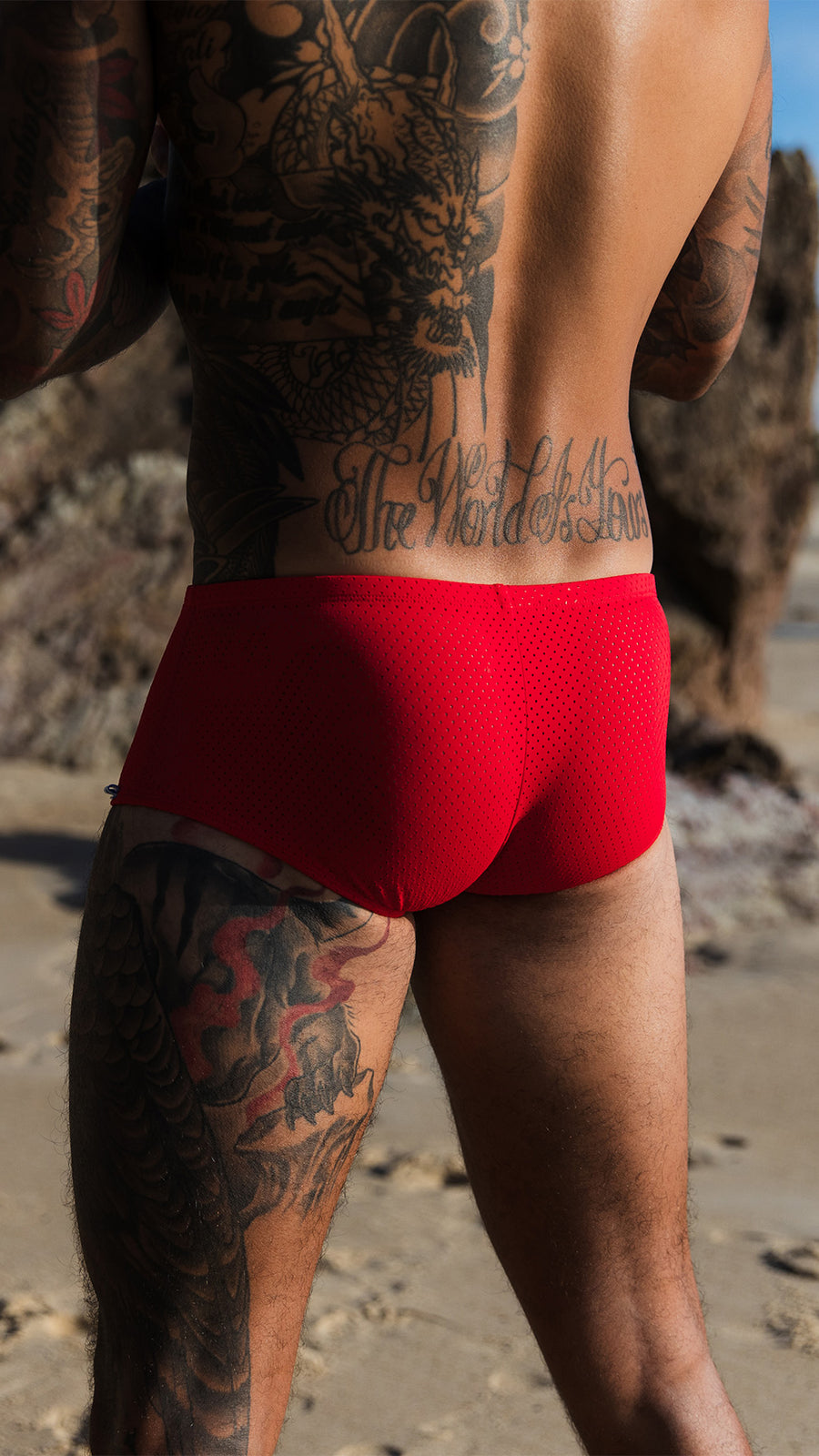 Bondi Red Spot 007 Trunks