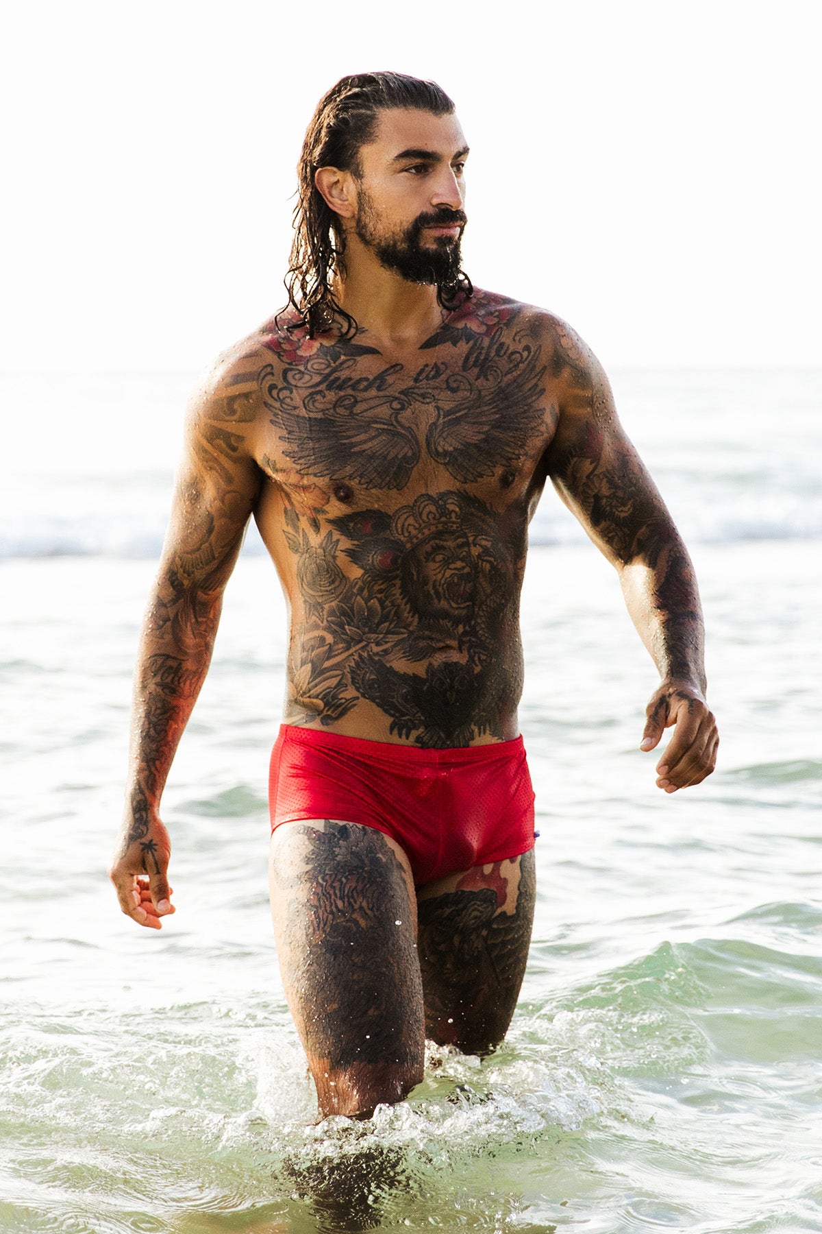 Bondi Red Spot 007 Trunks