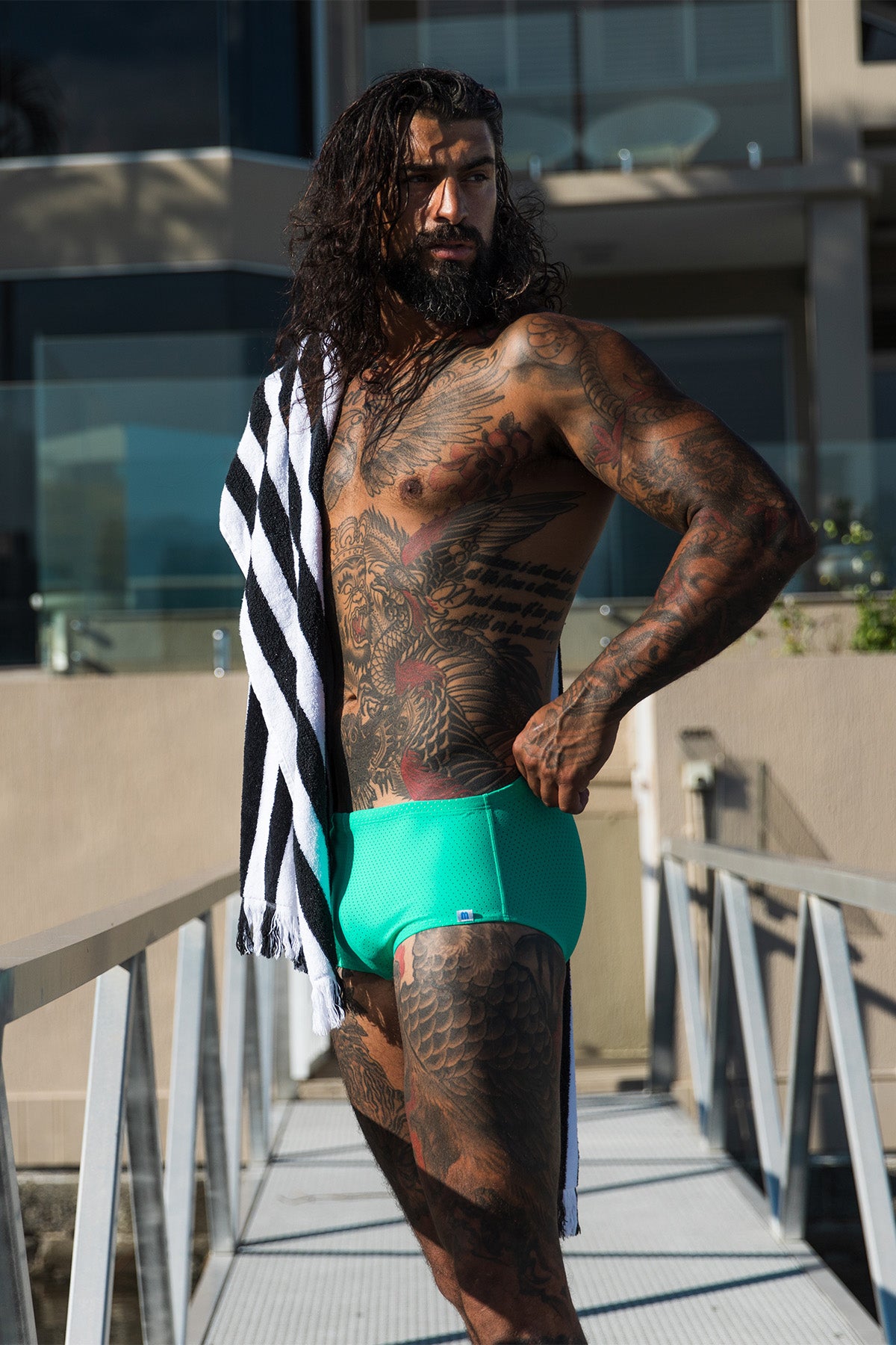 Bondi Spots Green 007 Trunk