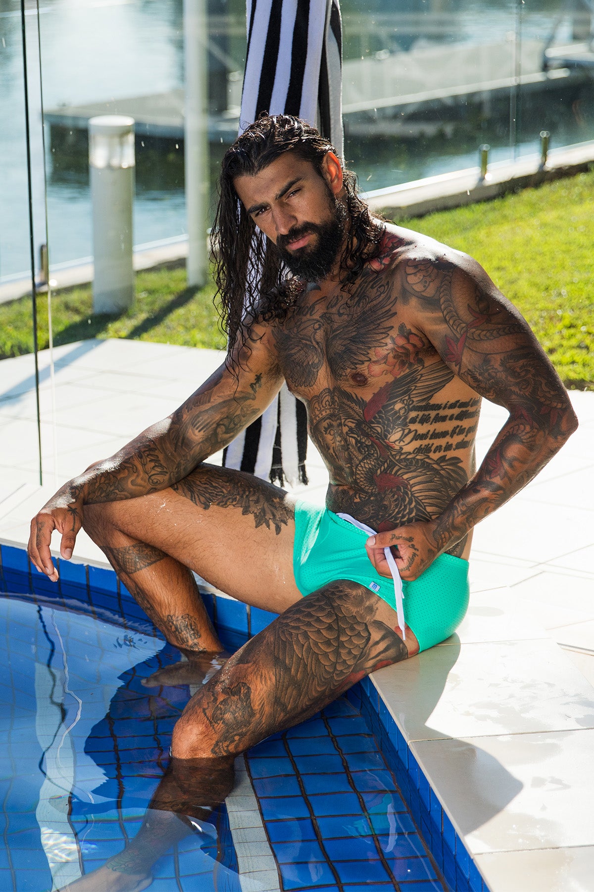 Bondi Spots Green 007 Trunk