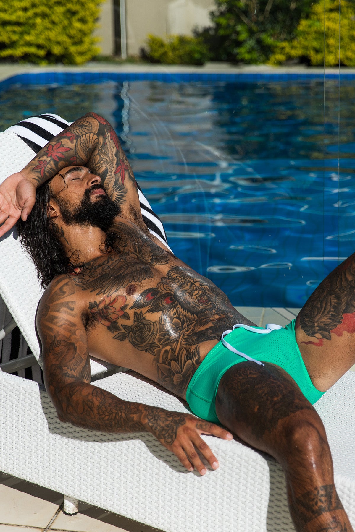 Bondi Spots Green 007 Trunk