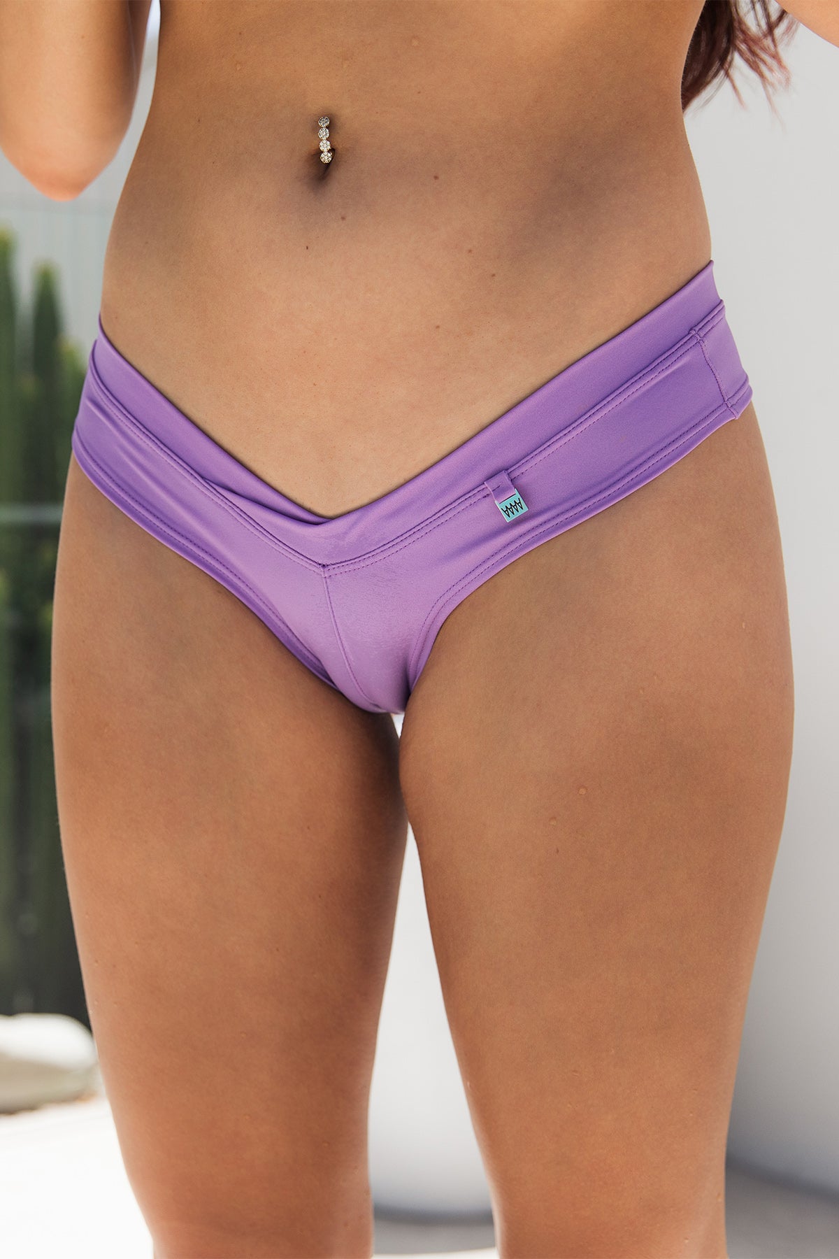 Matt Lycra Wisteria 491 Brazilian Bikini Bottom