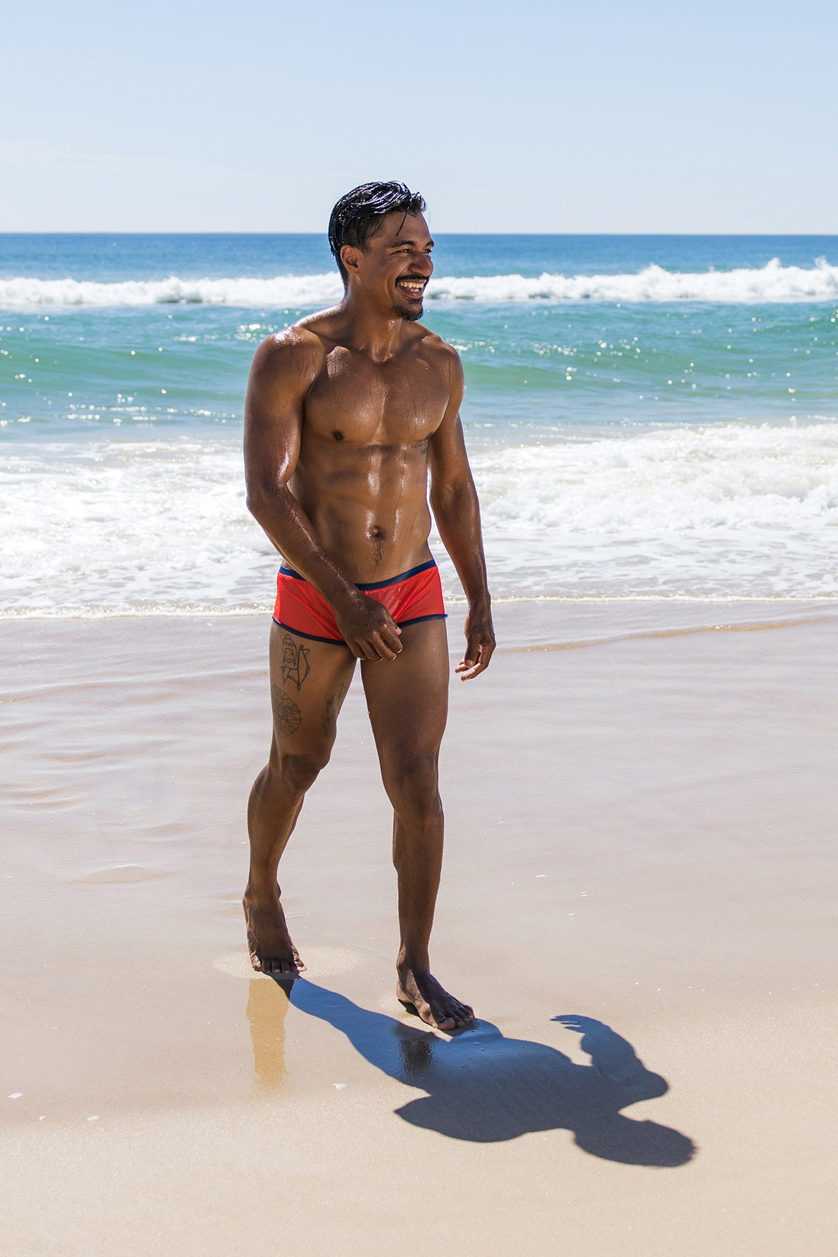 Micro Mesh Coral Midnight 007 Trunk