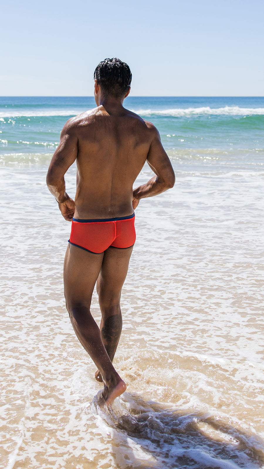 Micro Mesh Coral Midnight 007 Trunk