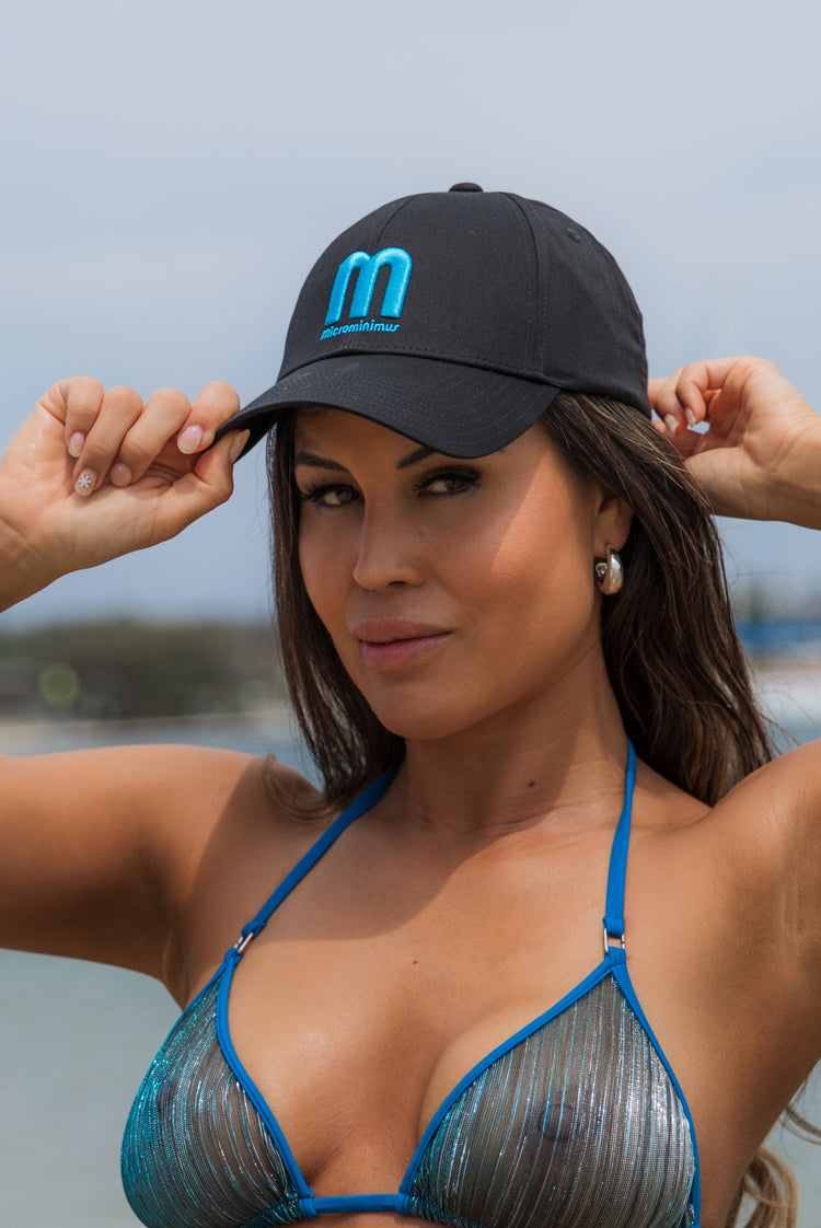 Rebel Cap Black/Electric Blue 9939 MM Cap