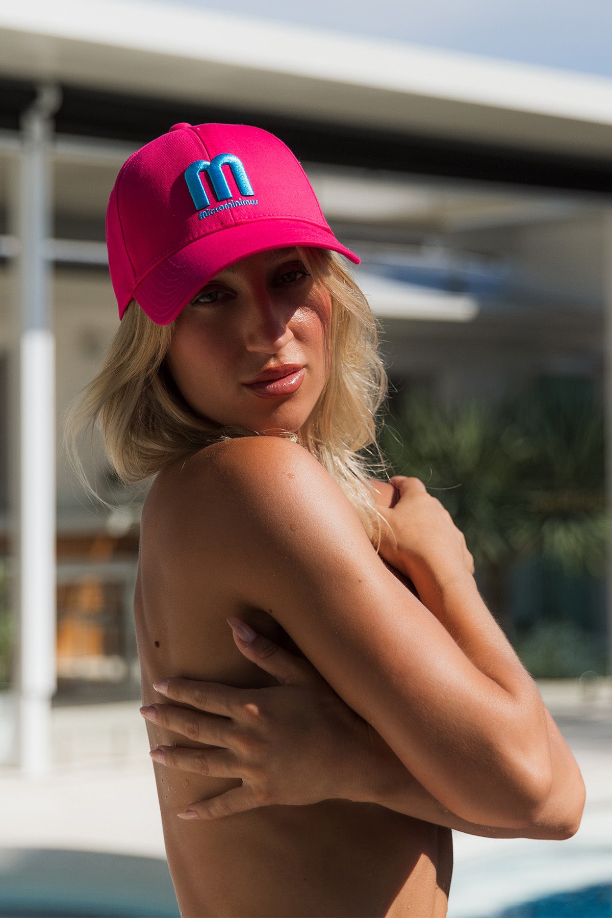 Rebel Cap Hot Pink/Electric Blue 9939 MM Cap