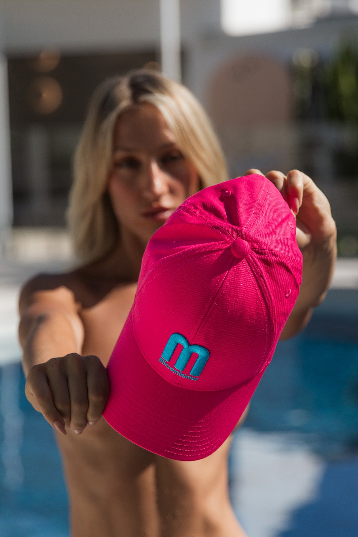 Rebel Cap Hot Pink/Electric Blue 9939 MM Cap