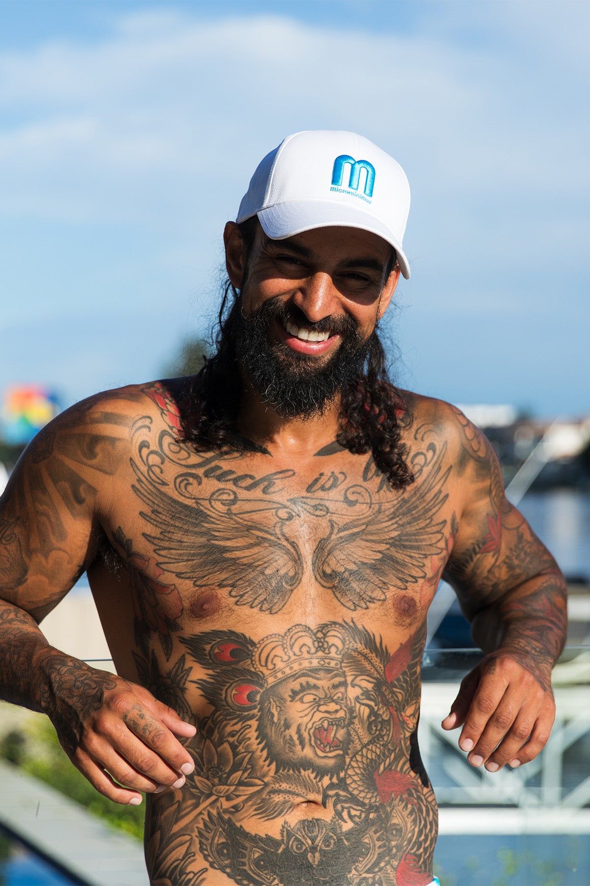 Rebel Cap White/Electric Blue 9939 MM Cap