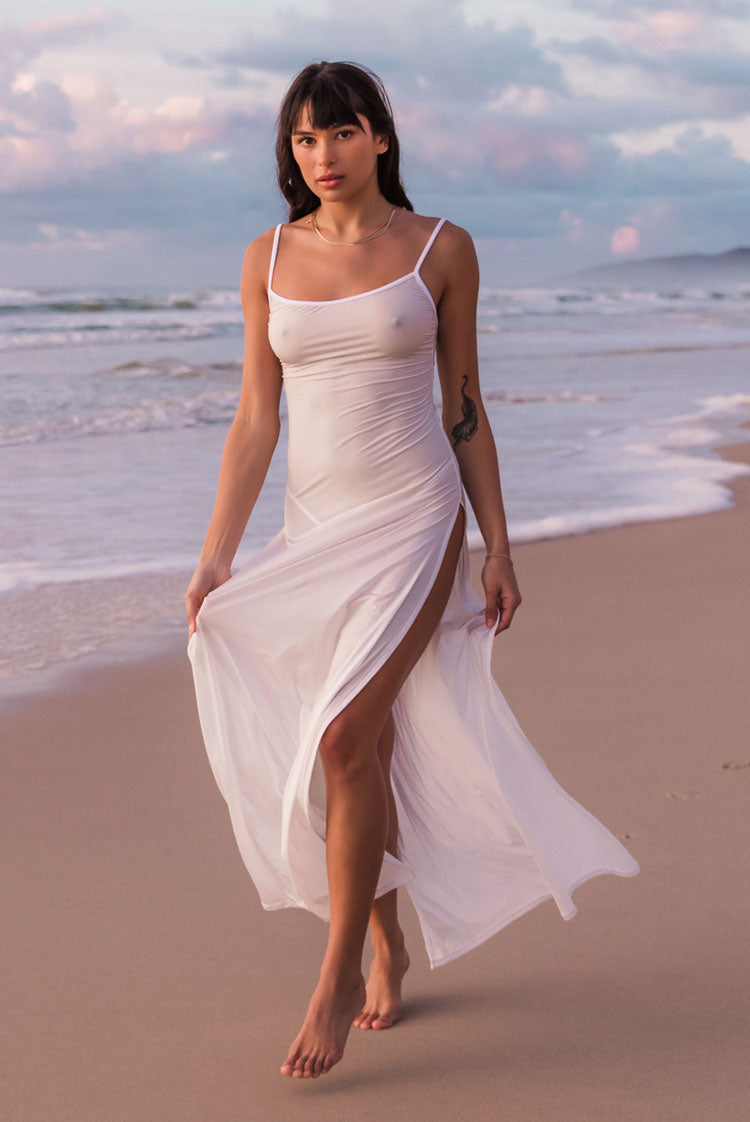 Bare Vision 5829 Maxi Dress White