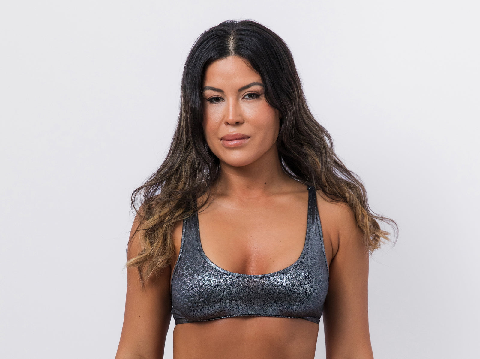 Opaline Denise Crop Bikini Top Black