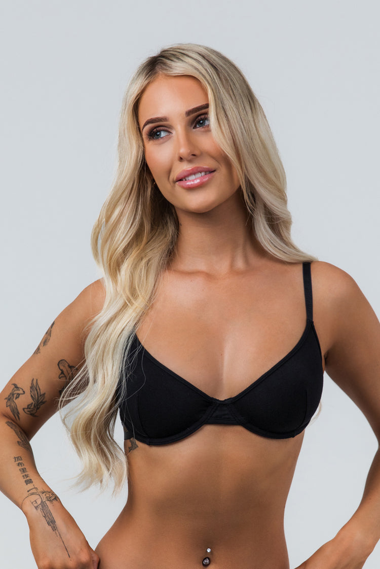 Bamboo Body 1411 Underwire Bra Black