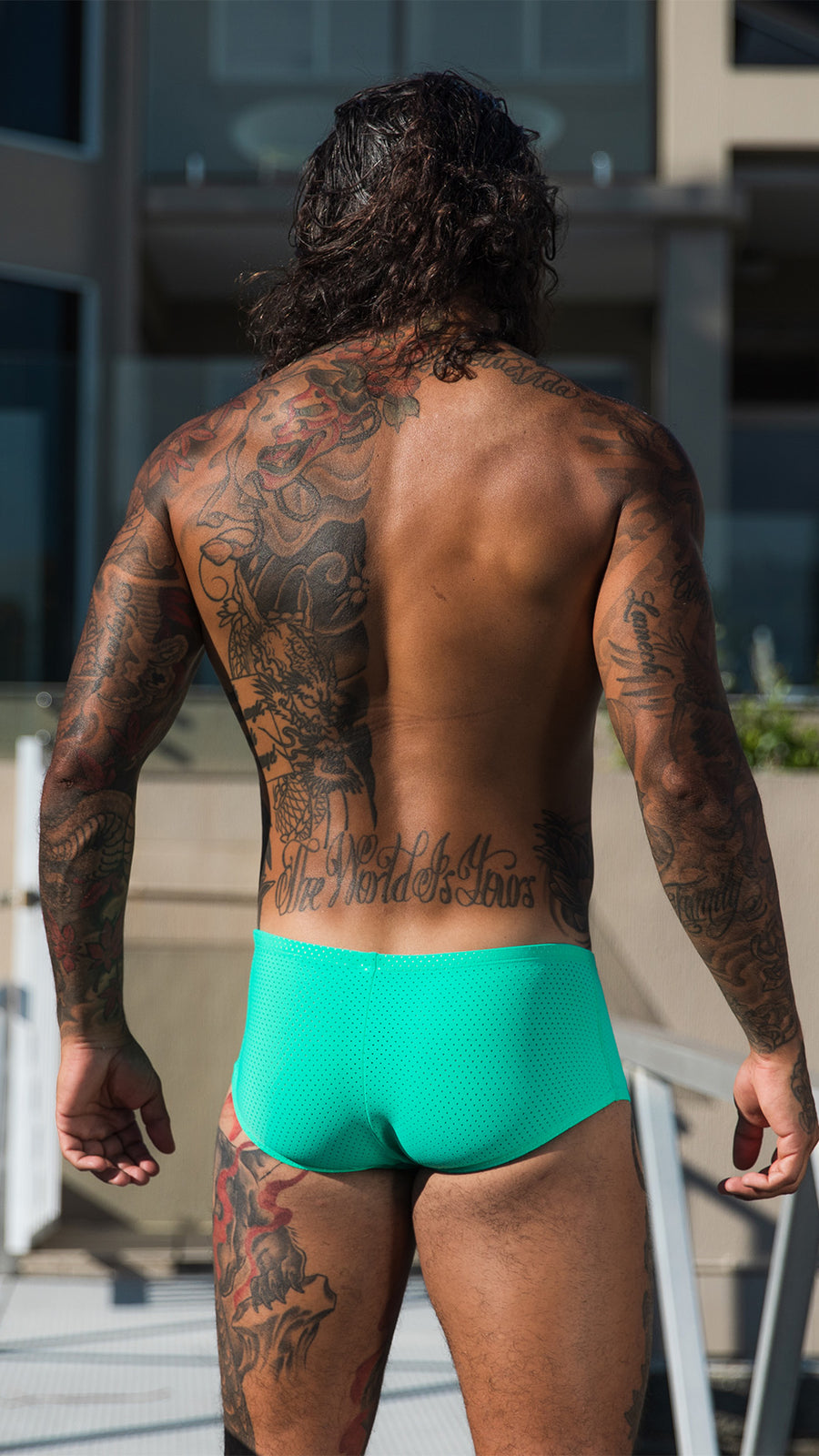 Bondi Spots Green 007 Trunk