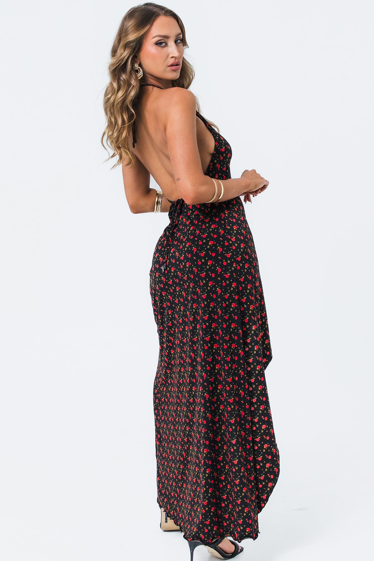 Elysium 5890 Dress Red Roses