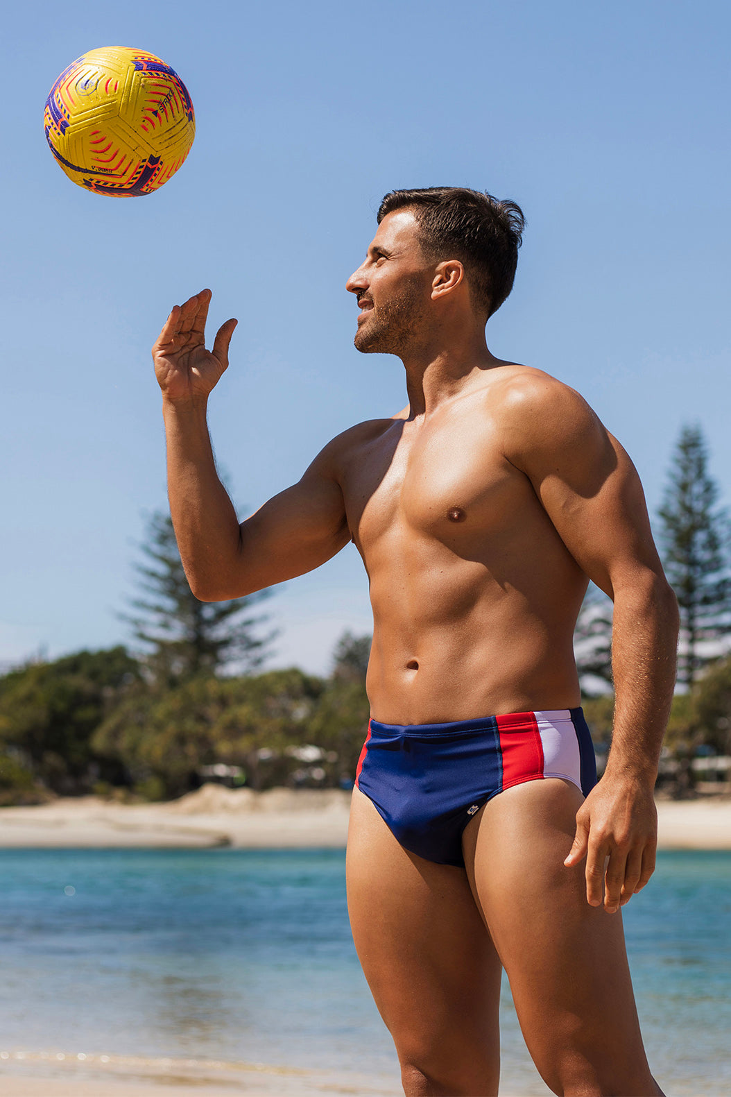 Malibu Red/White/Blue 006 Brief