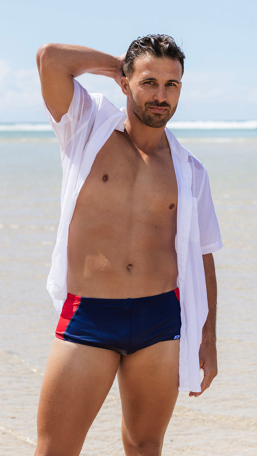 Miami Red/White/Blue 007 Trunk