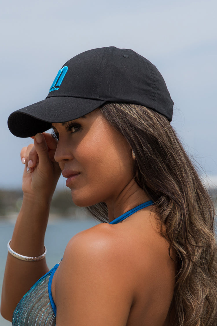 Rebel Cap Black/Electric Blue 9939 MM Cap