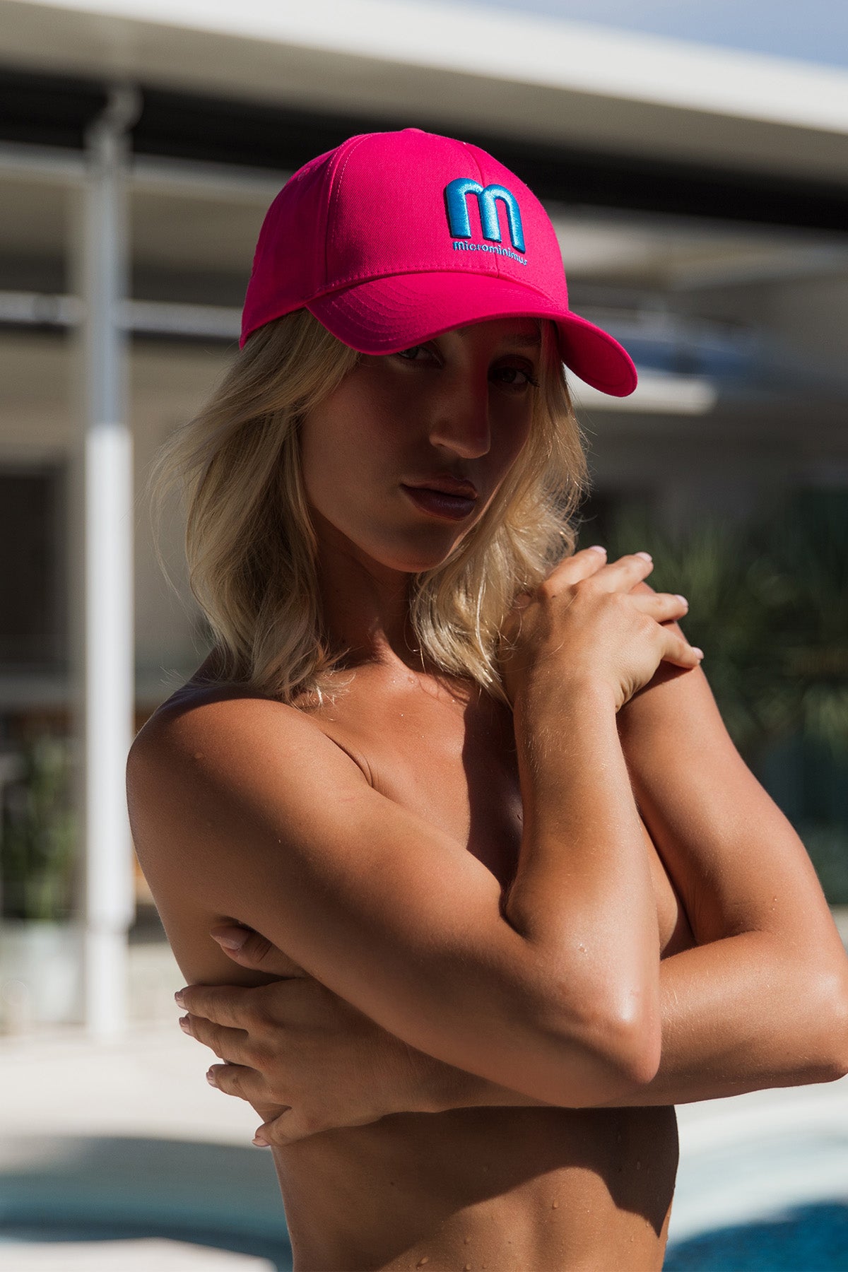 Rebel Cap Hot Pink/Electric Blue 9939 MM Cap