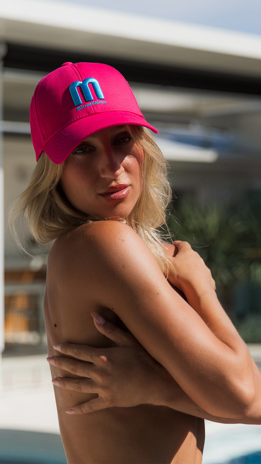 Rebel Cap Hot Pink/Electric Blue 9939 MM Cap