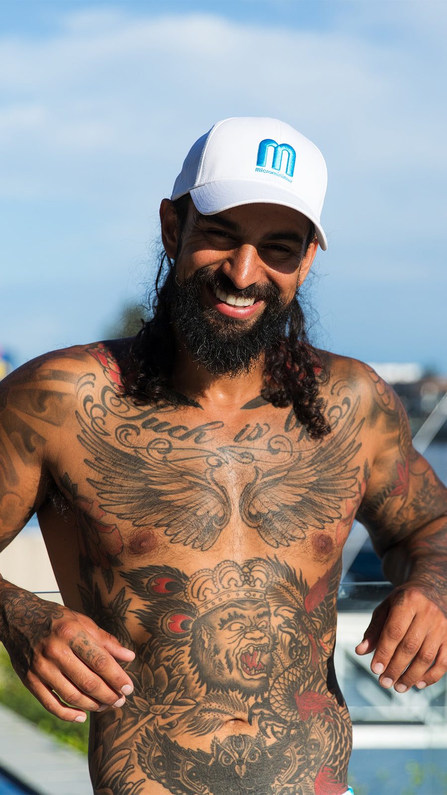 Rebel Cap White/Electric Blue 9939 MM Cap