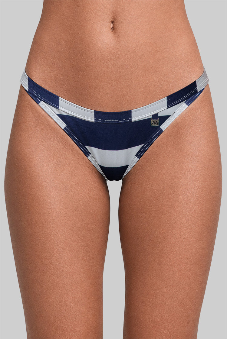 Sailor Stripe 4221 Brazilian Bikini Bottom Navy