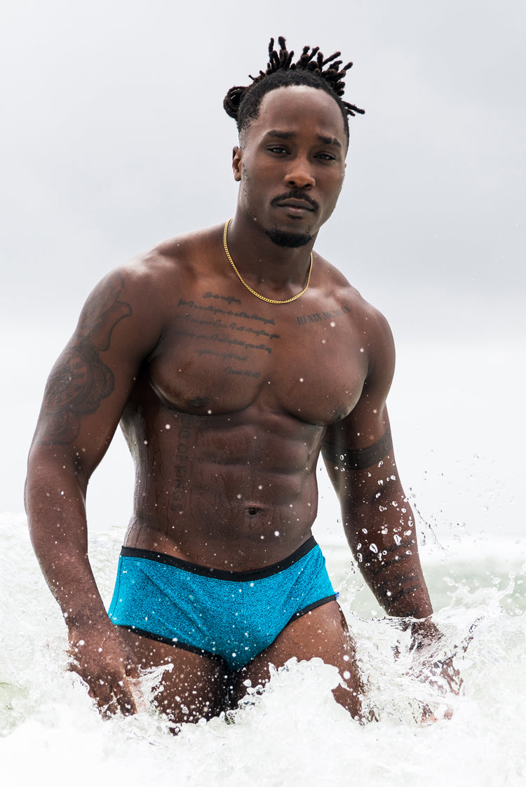 Thunder Icon Electric Blue Shimmer 007 Trunks