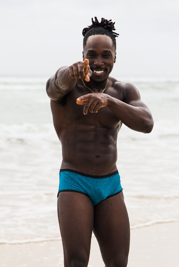 Thunder Icon Electric Blue Shimmer 007 Trunks