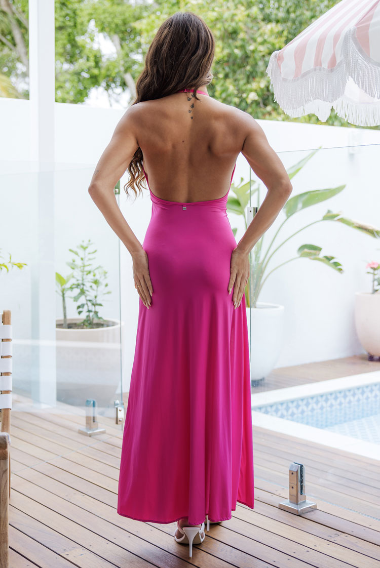 Bare Vision 5893 Maxi Dress Very Berry
