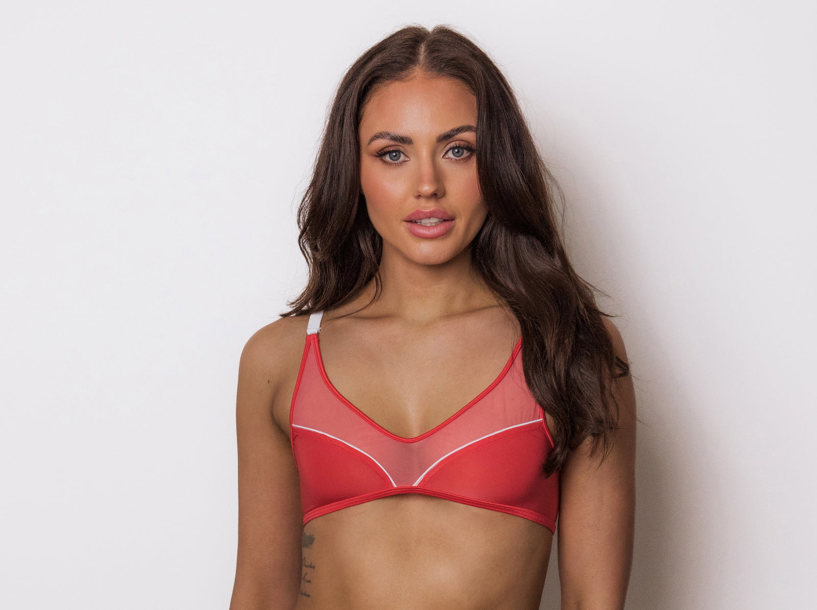 Bare Vision 3543 Crop Bikini Top Heat Wave