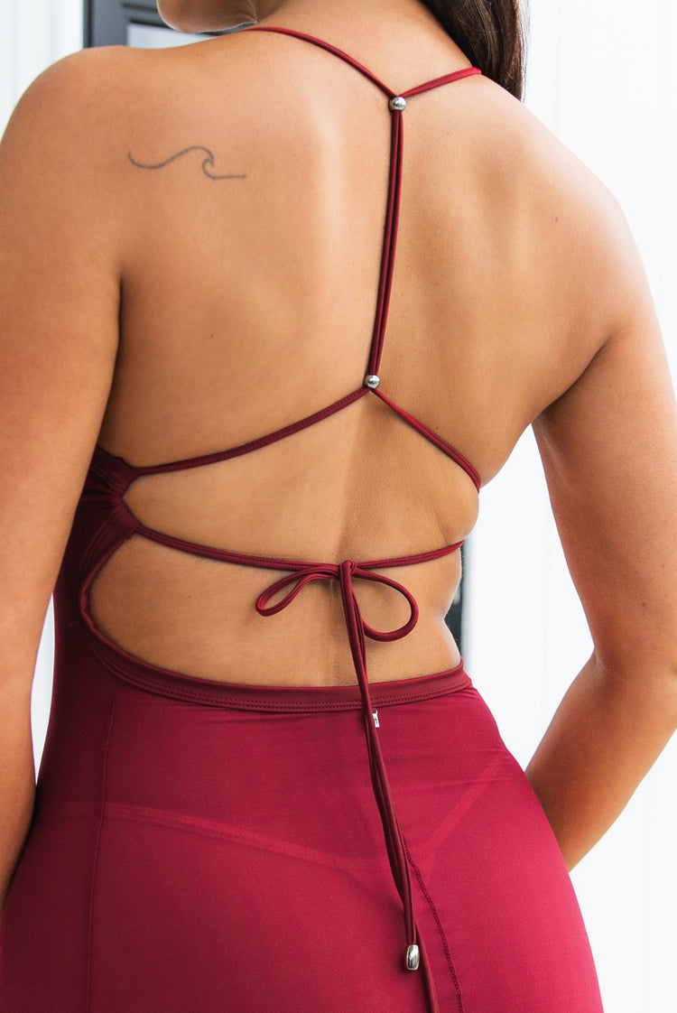 Sculpted Curves 5884 Maxi Dress Ruby